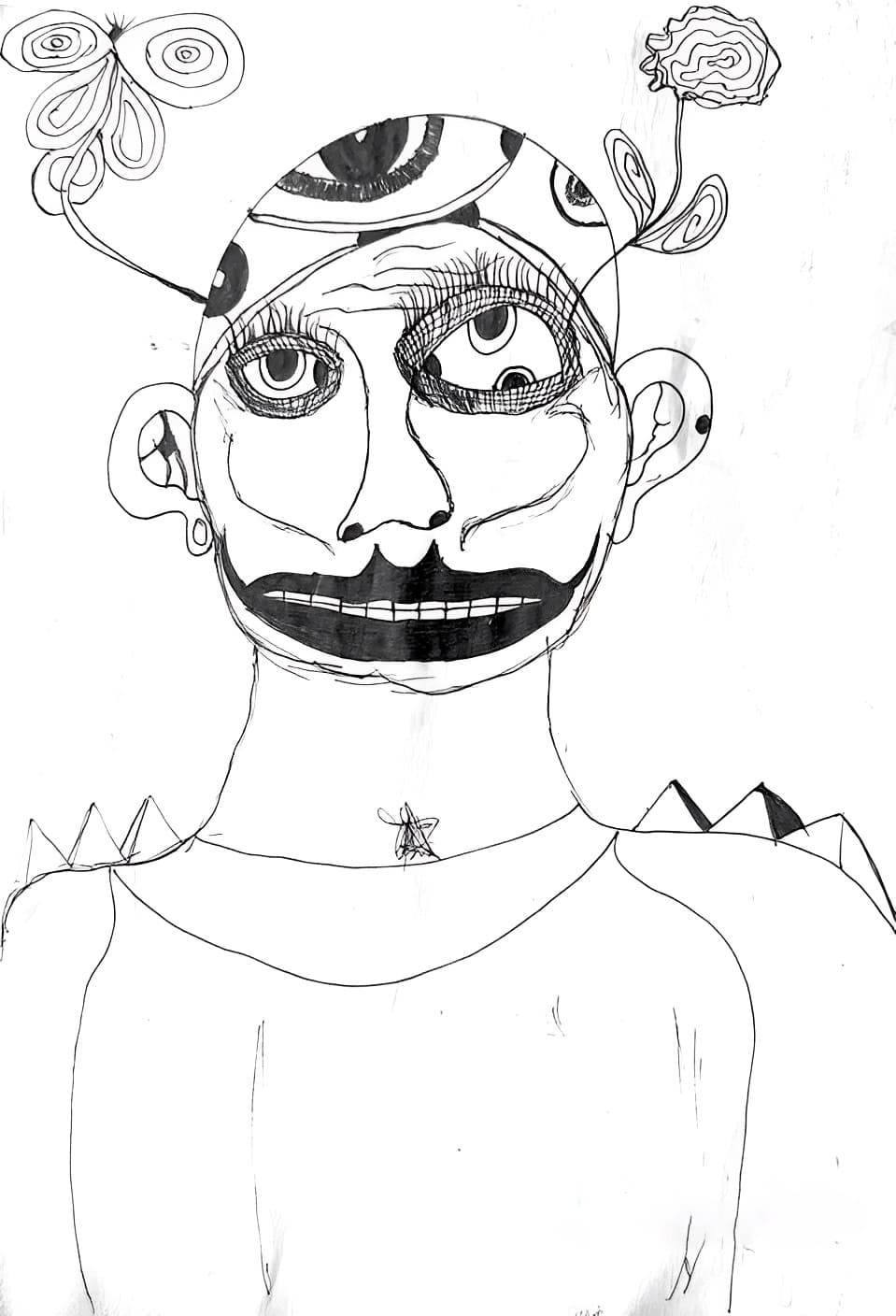 Синий
